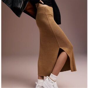 EUC 🍂 perfect for fall 🍂 Free People Golden Hour Midi Skirt Apple Pie size M